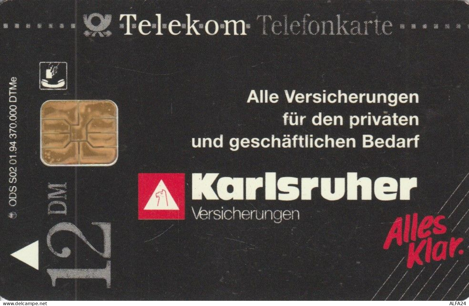 PHONE CARD GERMANIA SERIE S (CK6435 - S-Series : Tills With Third Part Ads