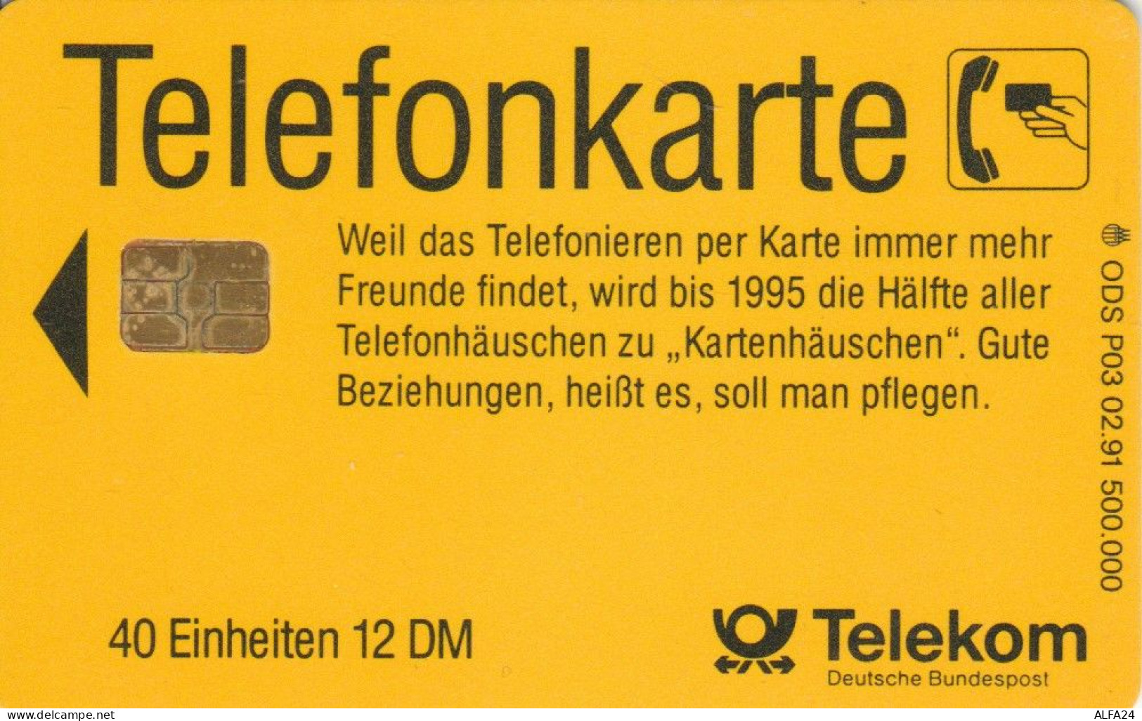 PHONE CARD GERMANIA SERIE P (CK6407 - P & PD-Series: Schalterkarten Der Dt. Telekom