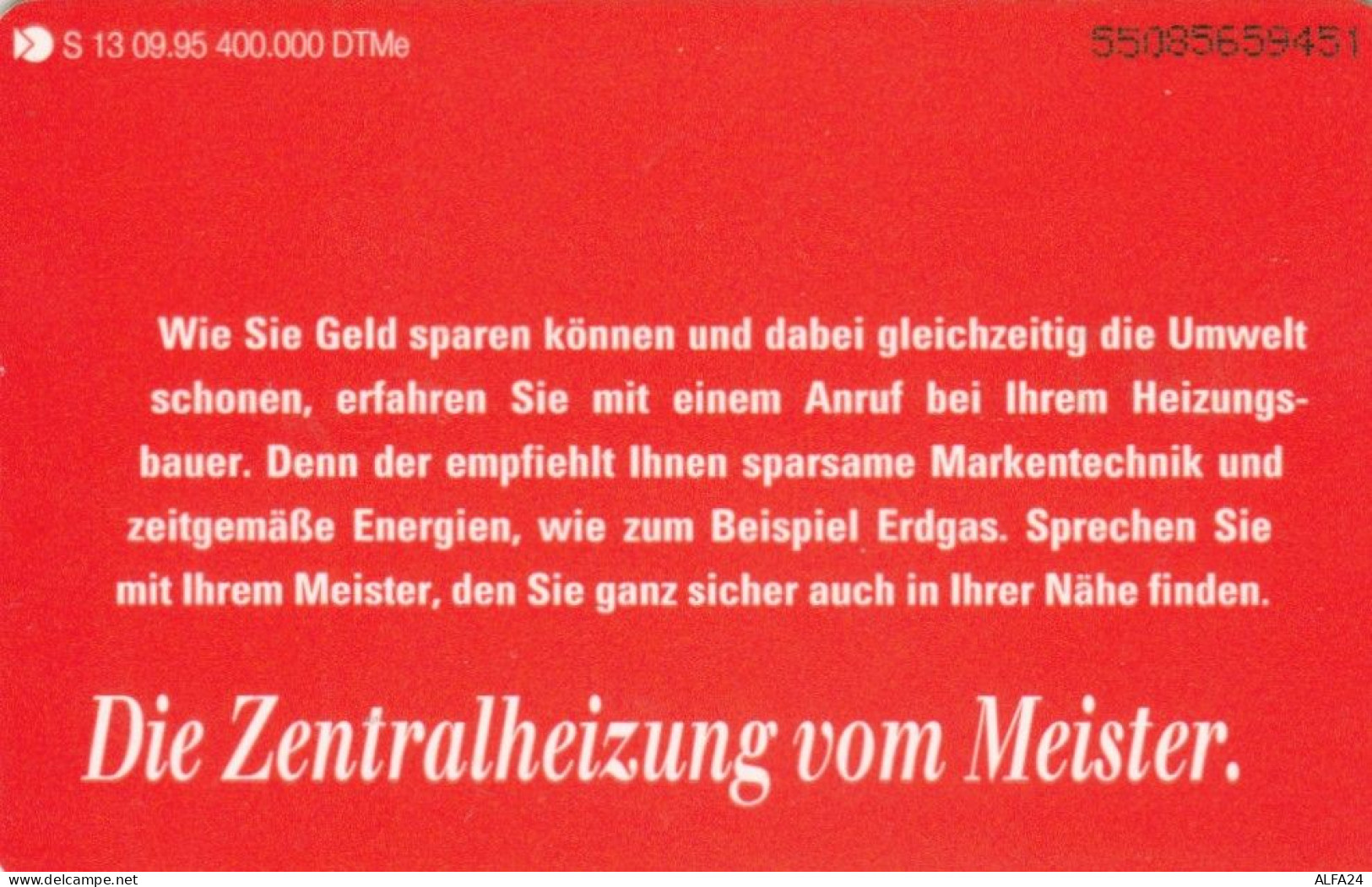 PHONE CARD GERMANIA SERIE S (CK6400 - S-Series : Guichets Publicité De Tiers