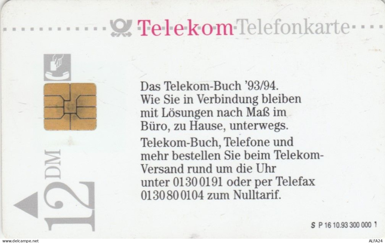 PHONE CARD GERMANIA SERIE P (CK6398 - P & PD-Series : D. Telekom Till