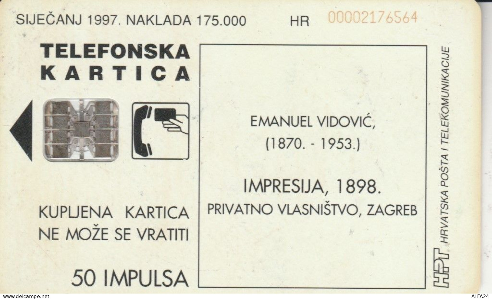 PHONE CARD CROAZIA (CK6513 - Croatie