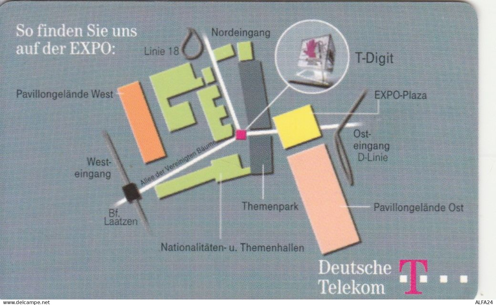 PHONE CARD GERMANIA SERIE PD (CK6381 - P & PD-Reeksen : Loket Van D. Telekom