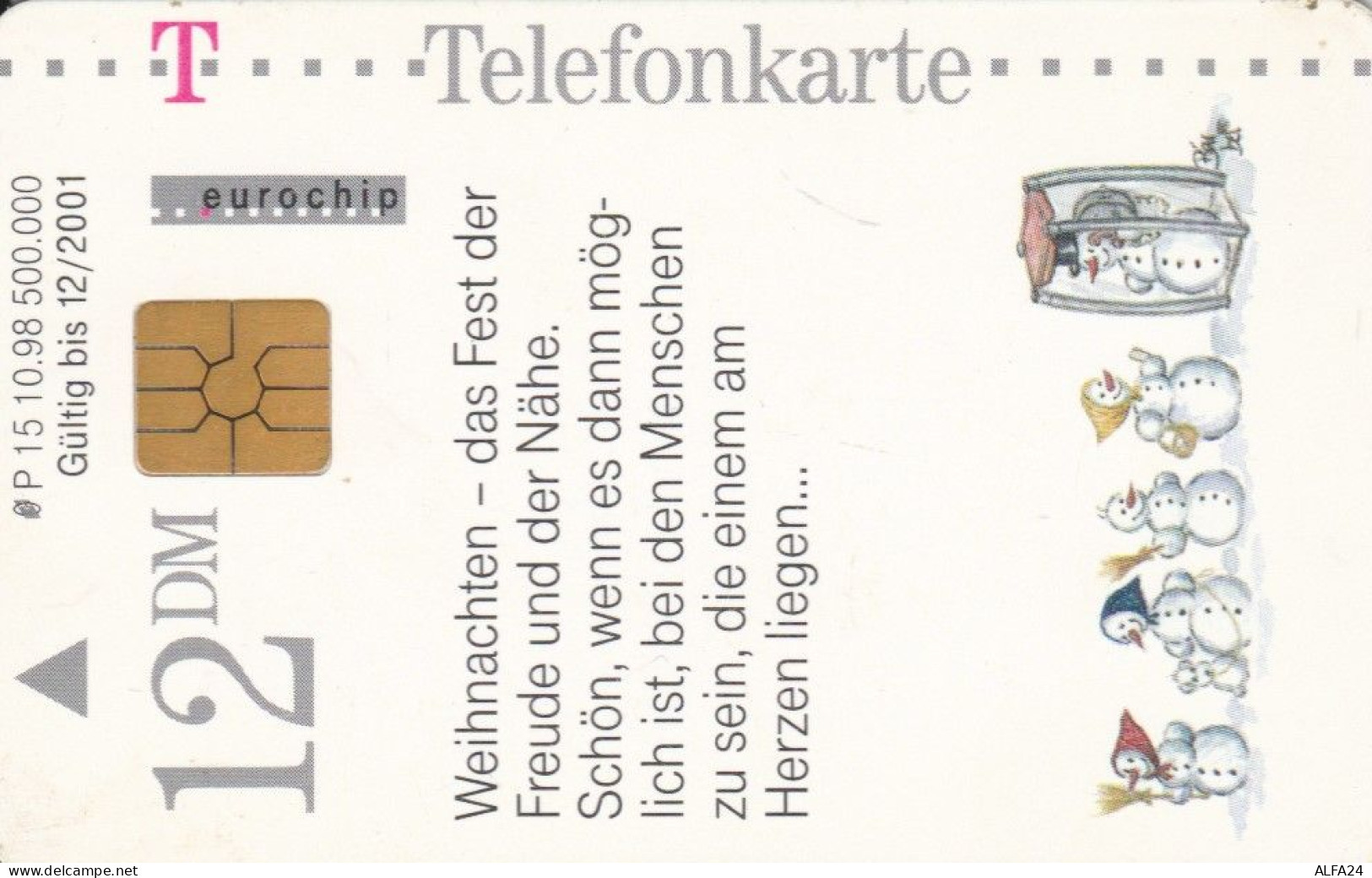 PHONE CARD GERMANIA SERIE P (CK6367 - P & PD-Reeksen : Loket Van D. Telekom