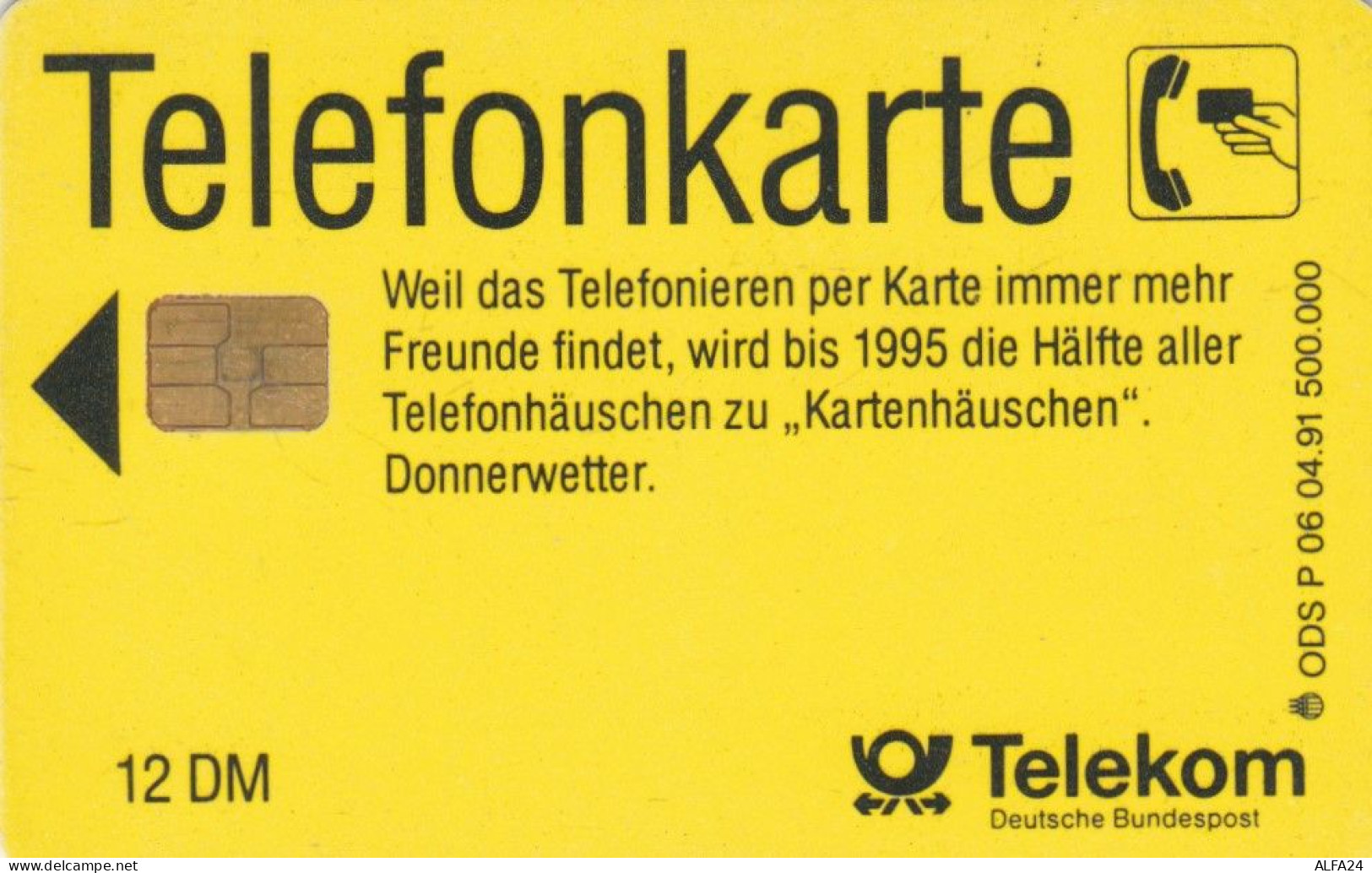PHONE CARD GERMANIA SERIE P (CK6358 - P & PD-Series : D. Telekom Till