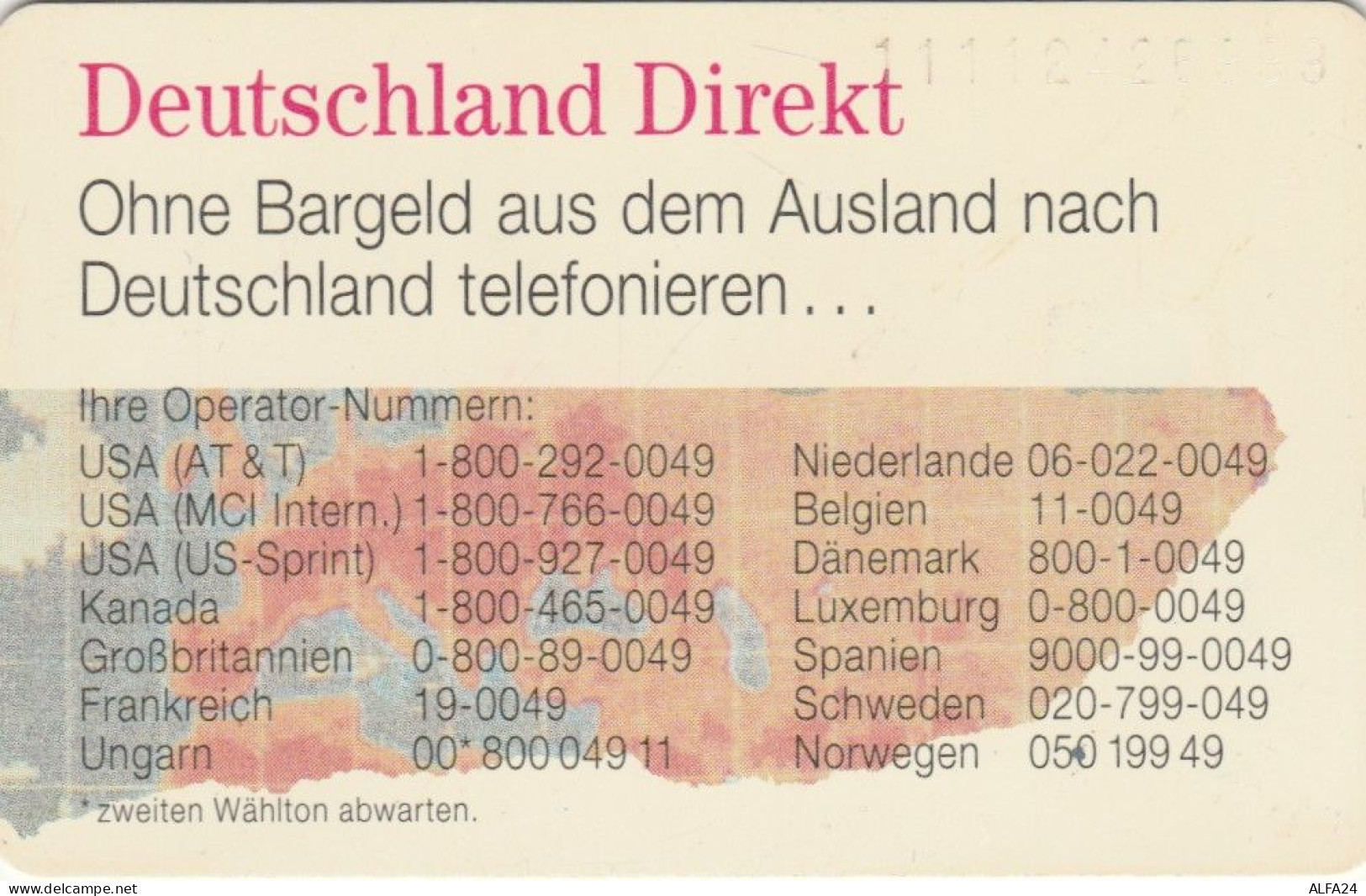 PHONE CARD GERMANIA SERIE P (CK6336 - P & PD-Series : Guichet - D. Telekom