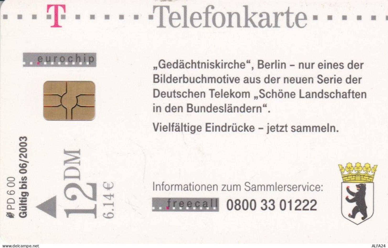 PHONE CARD GERMANIA SERIE P (CK6298 - P & PD-Series : D. Telekom Till