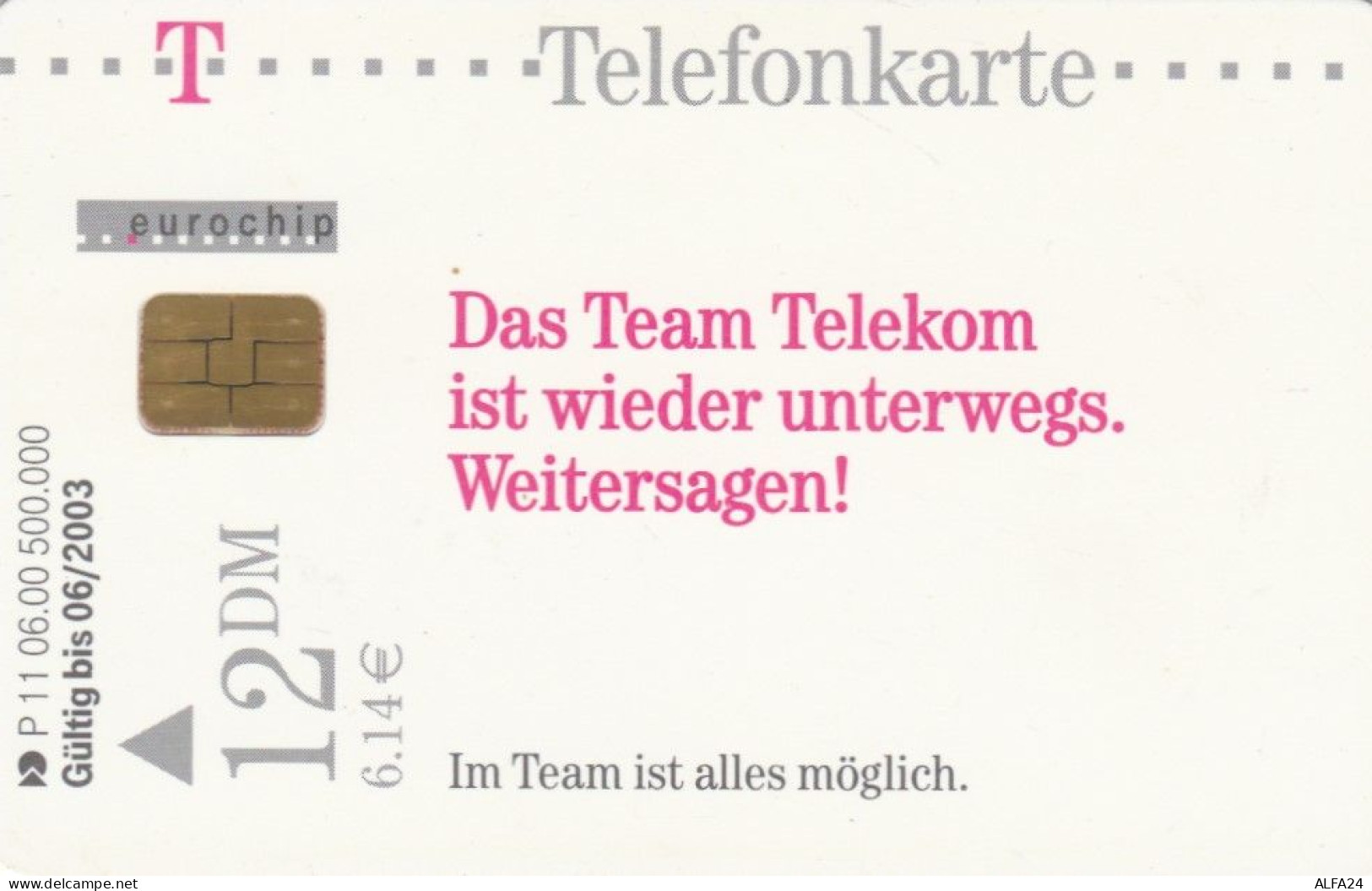PHONE CARD GERMANIA SERIE P (CK6288 - P & PD-Series: Schalterkarten Der Dt. Telekom