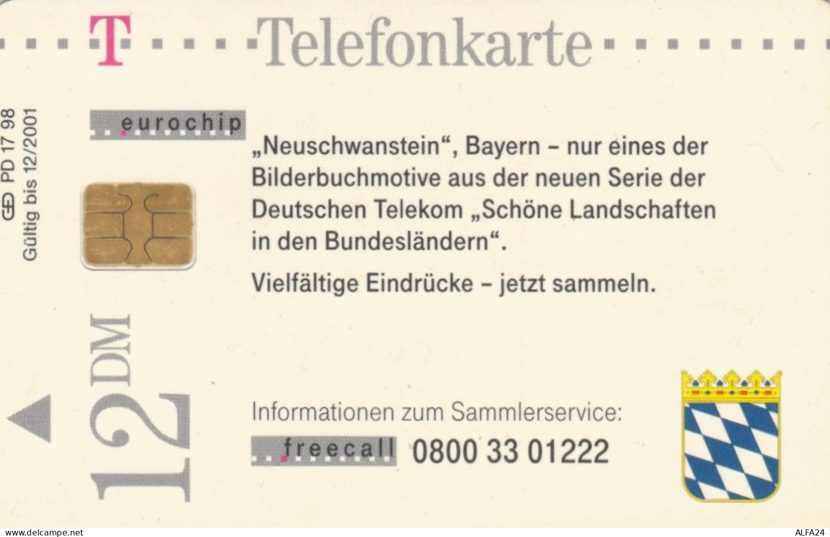 PHONE CARD GERMANIA SERIE PD (CK6328 - P & PD-Series: Schalterkarten Der Dt. Telekom