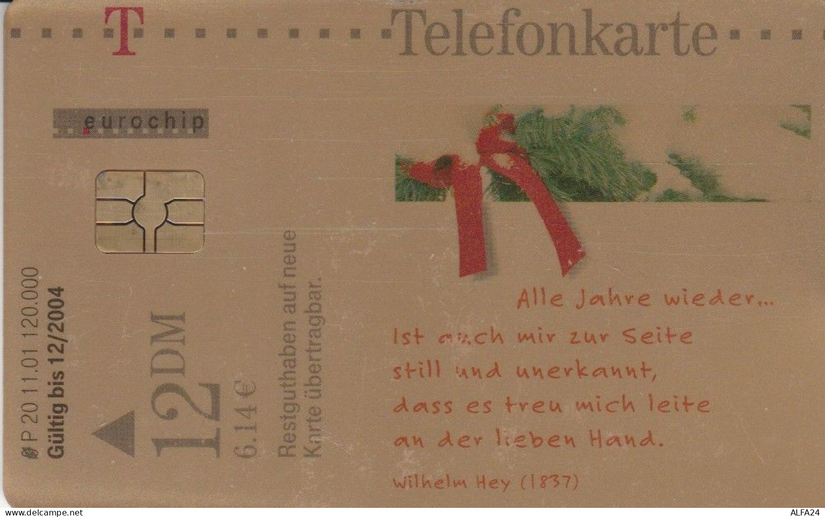 PHONE CARD GERMANIA SERIE P (CK6282 - P & PD-Series : Guichet - D. Telekom