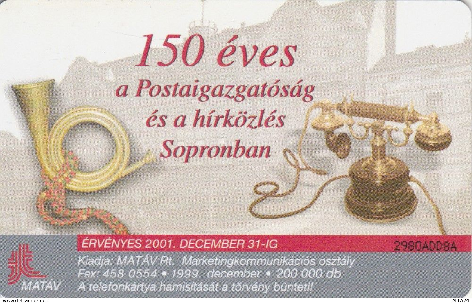 PHONE CARD UNGHERIA (CK6235 - Hongrie