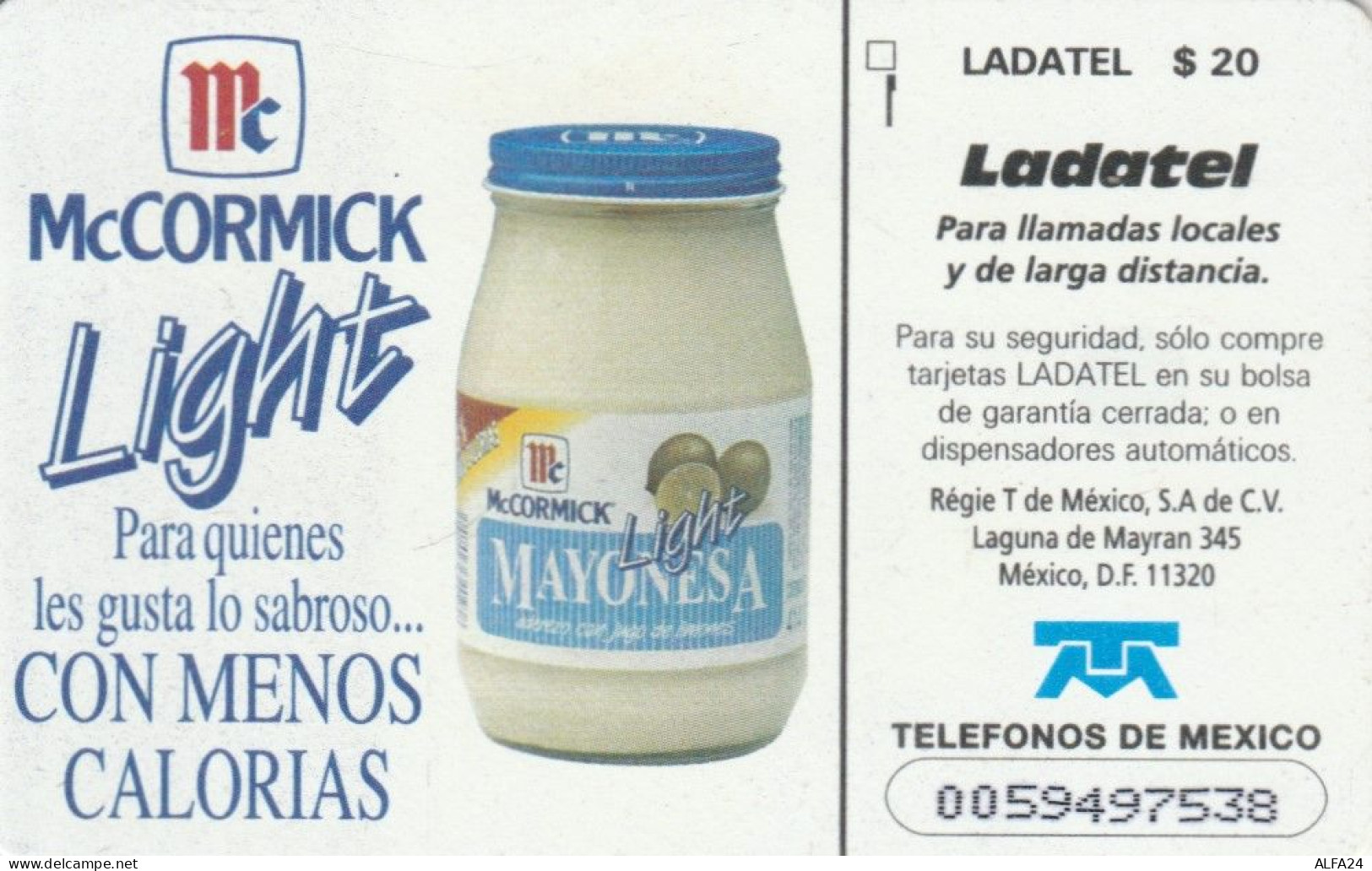 PHONE CARD MESSICO (CK6179 - Mexico