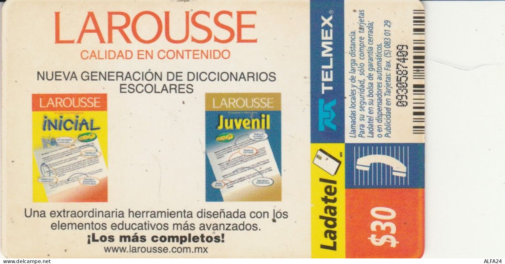 PHONE CARD MESSICO (CK6146 - Mexico