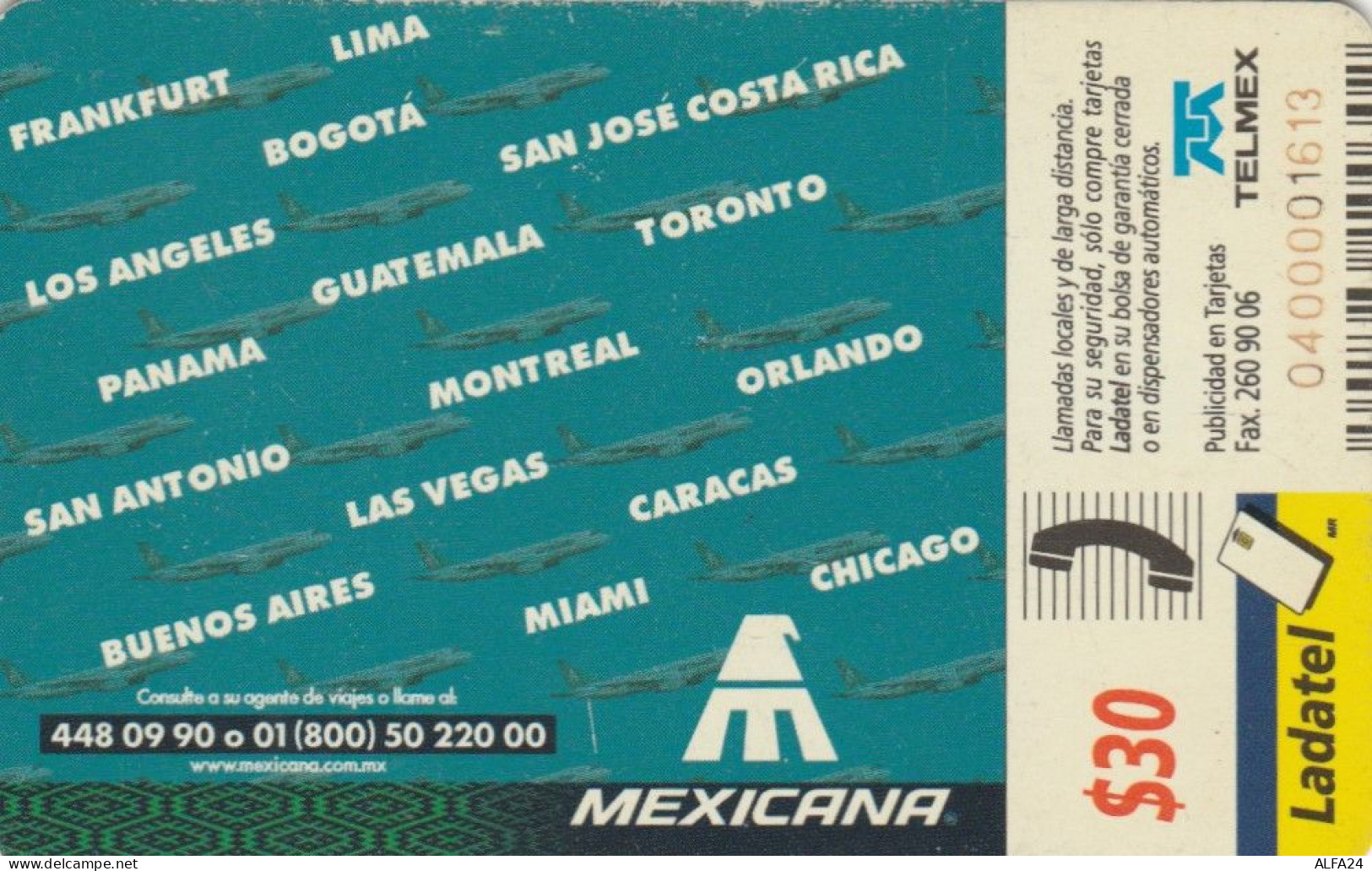 PHONE CARD MESSICO (CK6148 - Mexiko