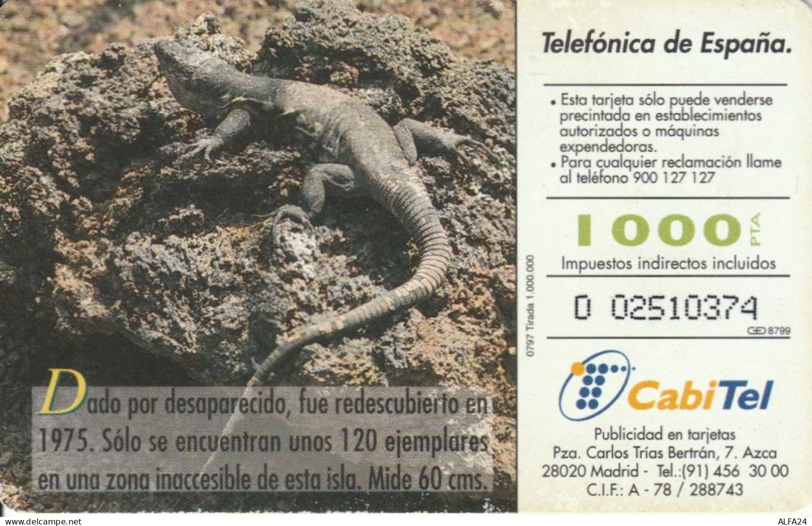 PHONE CARD SPAGNA FAUNA IBERICA (CK7135 - Basisausgaben