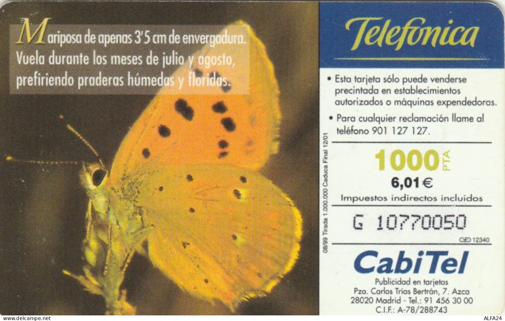 PHONE CARD SPAGNA FAUNA IBERICA (CK7096 - Basisausgaben