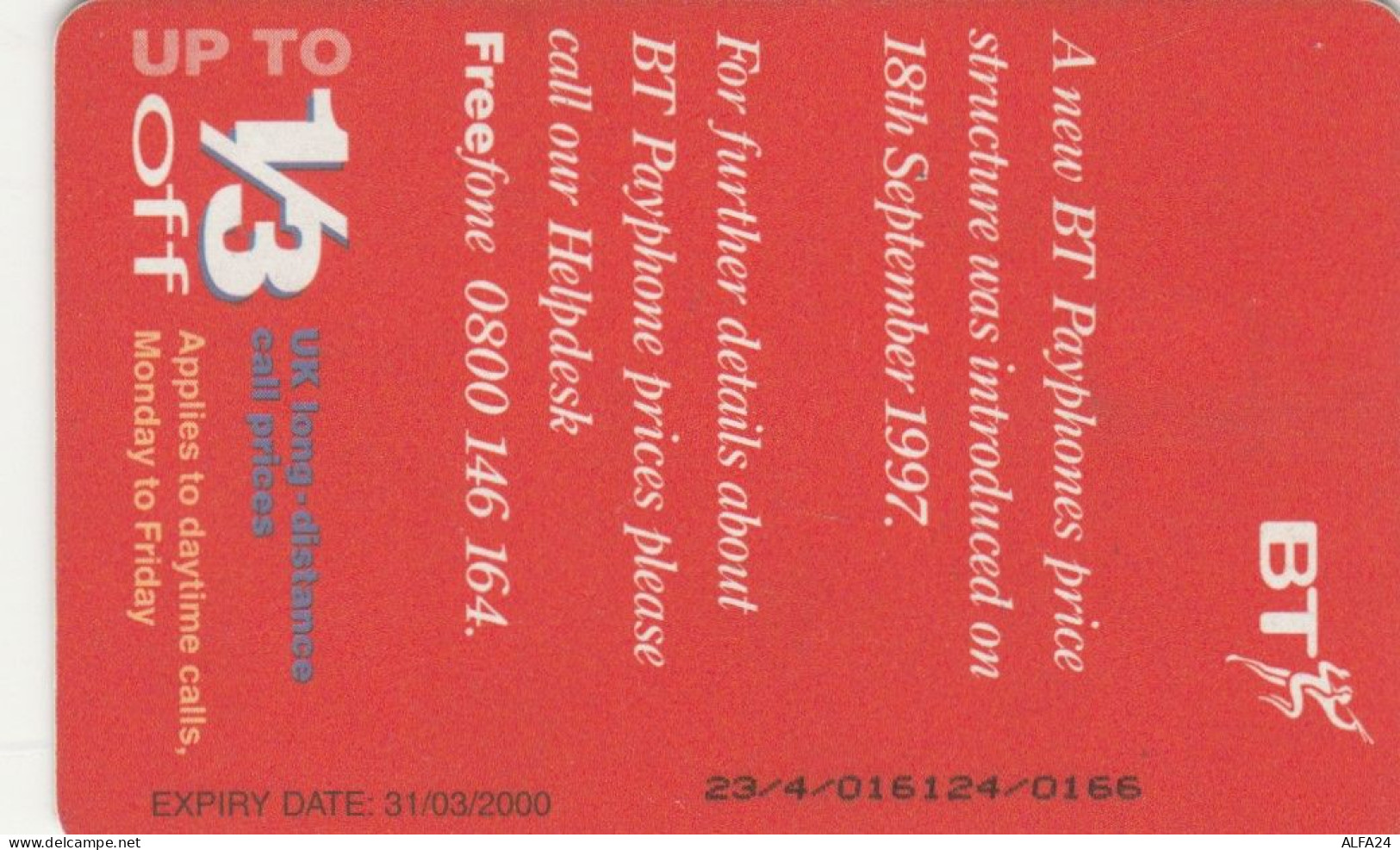 PHONE CARD REGNO UNITO CHIP (CK6636 - BT Allgemeine