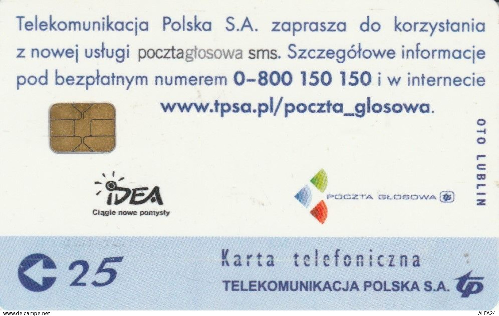 PHONE CARD POLONIA CHIP (CK7249 - Polen