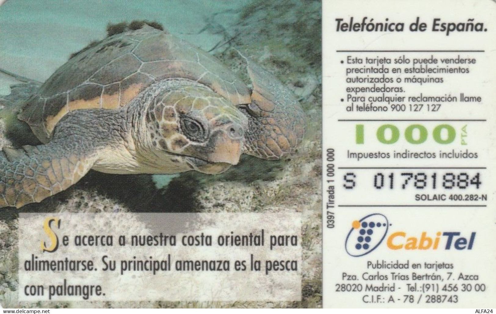 PHONE CARD SPAGNA FAUNA IBERICA (CK7214 - Emissions Basiques