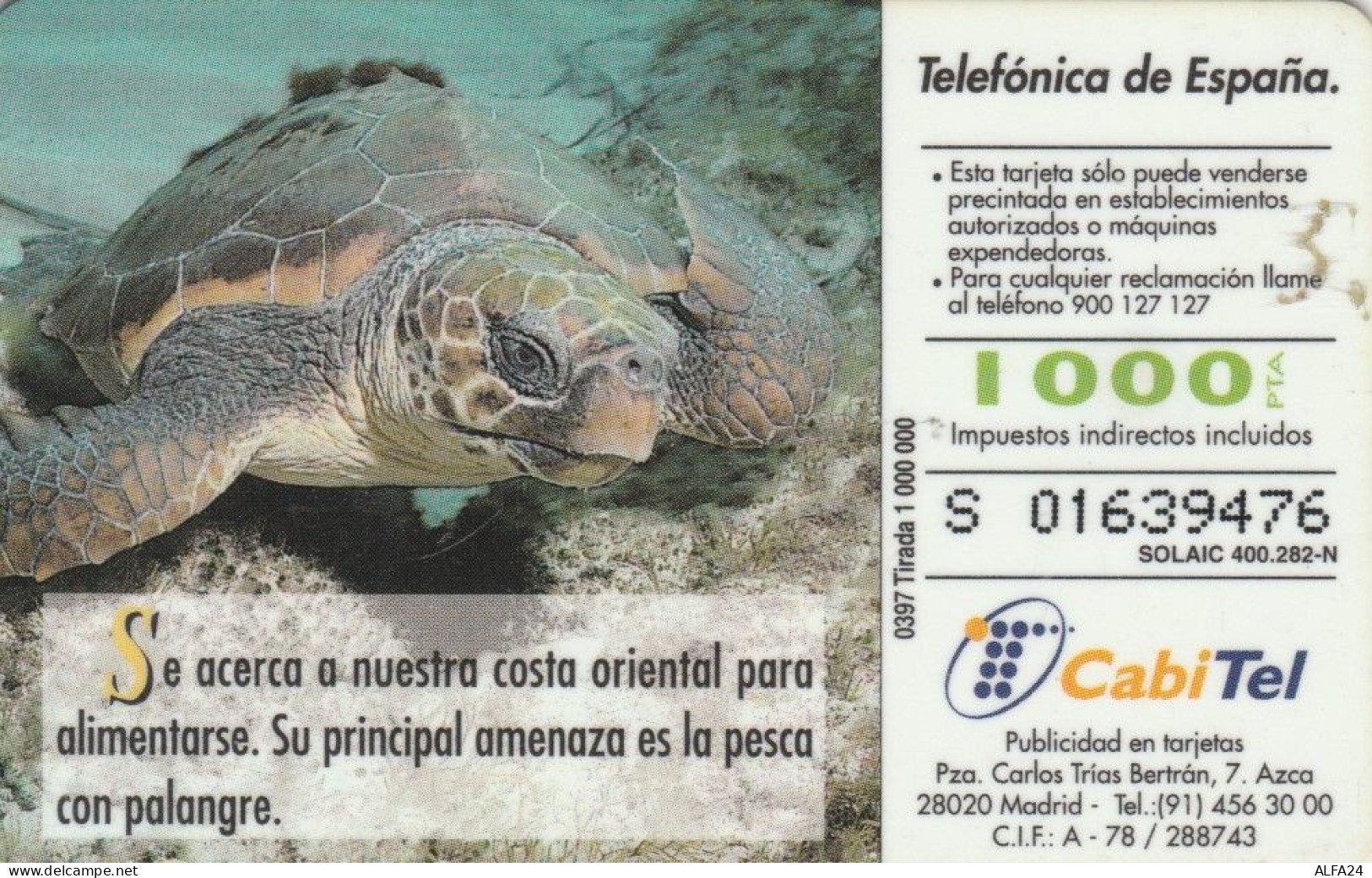 PHONE CARD SPAGNA FAUNA IBERICA (CK7203 - Emisiones Básicas