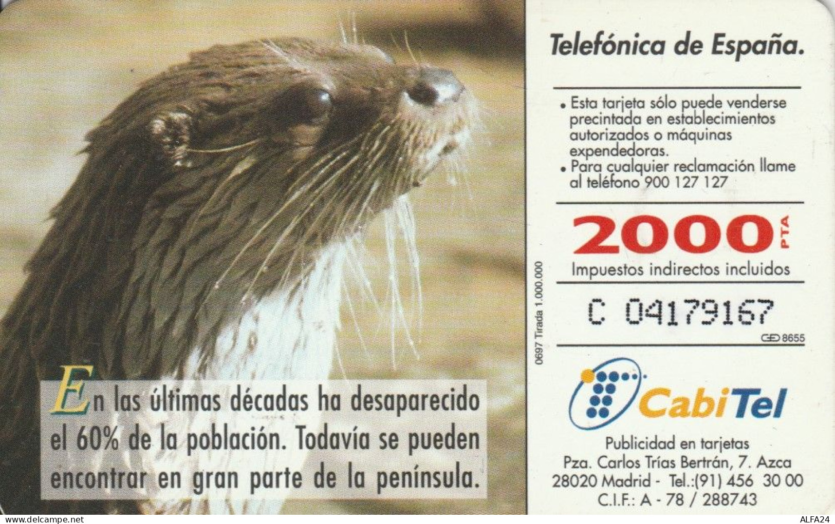 PHONE CARD SPAGNA FAUNA IBERICA (CK7191 - Emissions Basiques