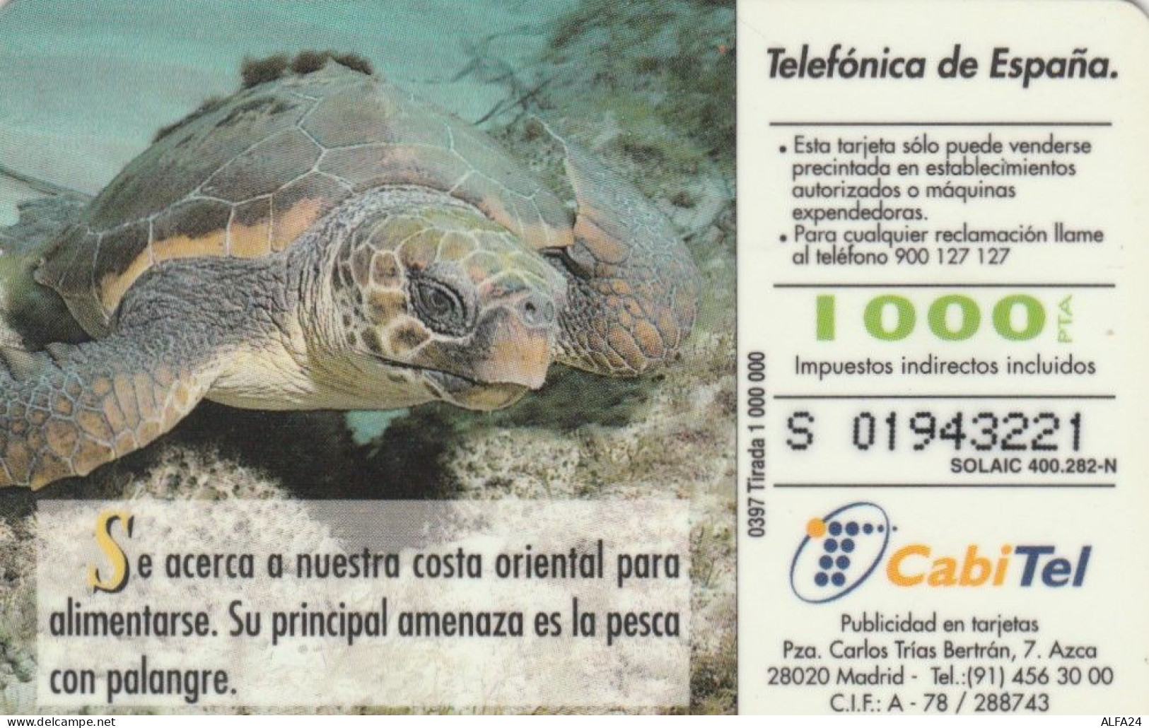 PHONE CARD SPAGNA FAUNA IBERICA (CK7216 - Emissions Basiques