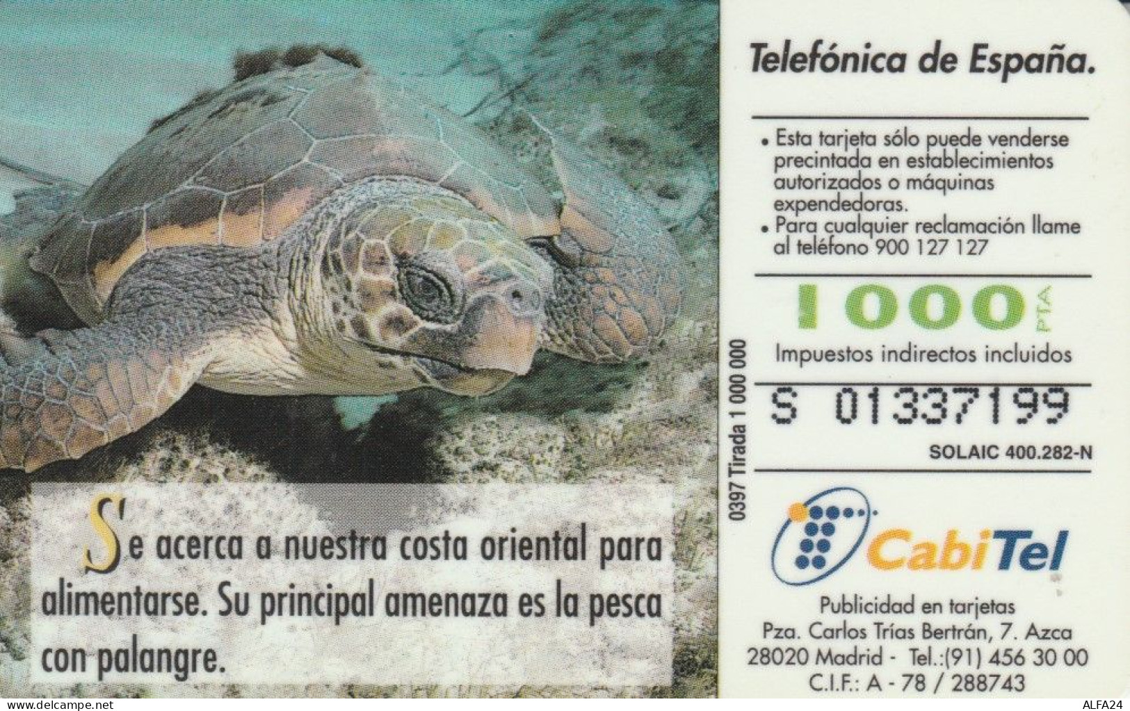 PHONE CARD SPAGNA FAUNA IBERICA (CK7201 - Emissions Basiques