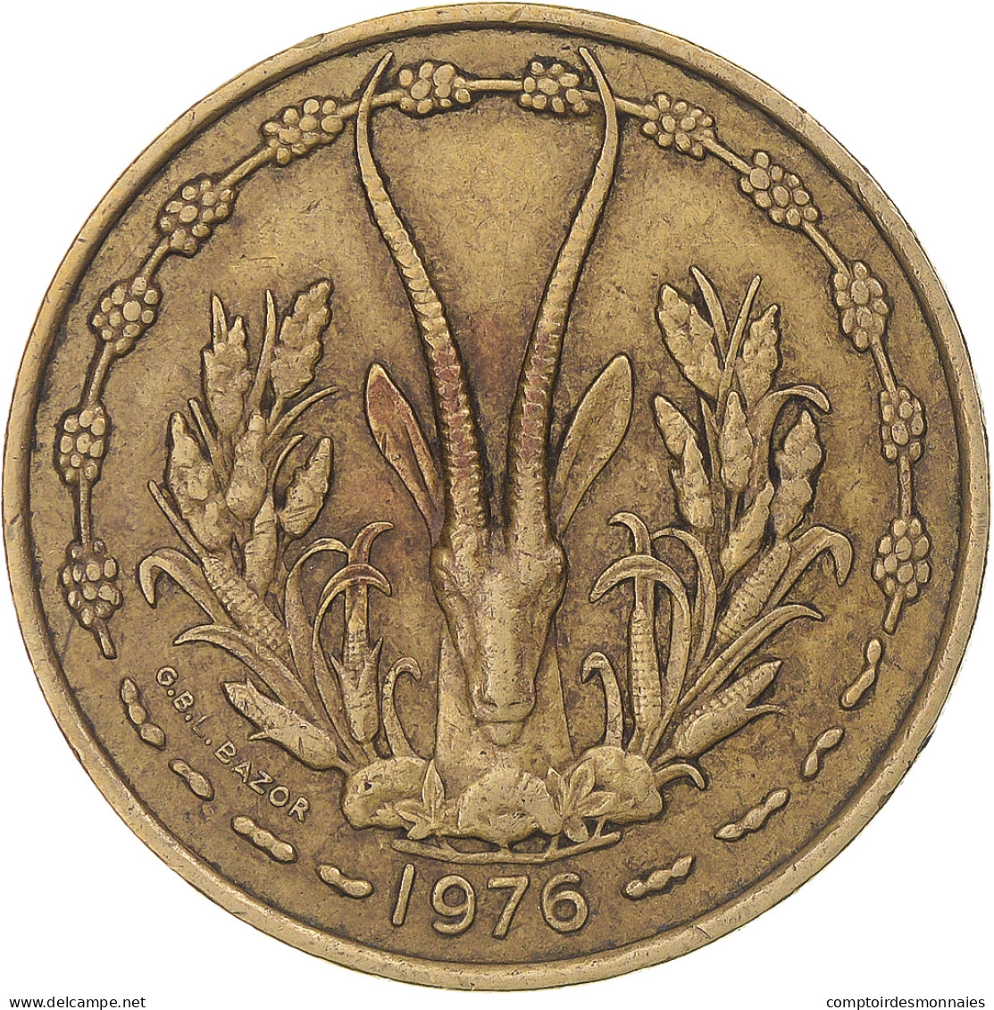 Monnaie, Communauté économique Des États De L'Afrique De L'Ouest, 25 Francs - Côte-d'Ivoire