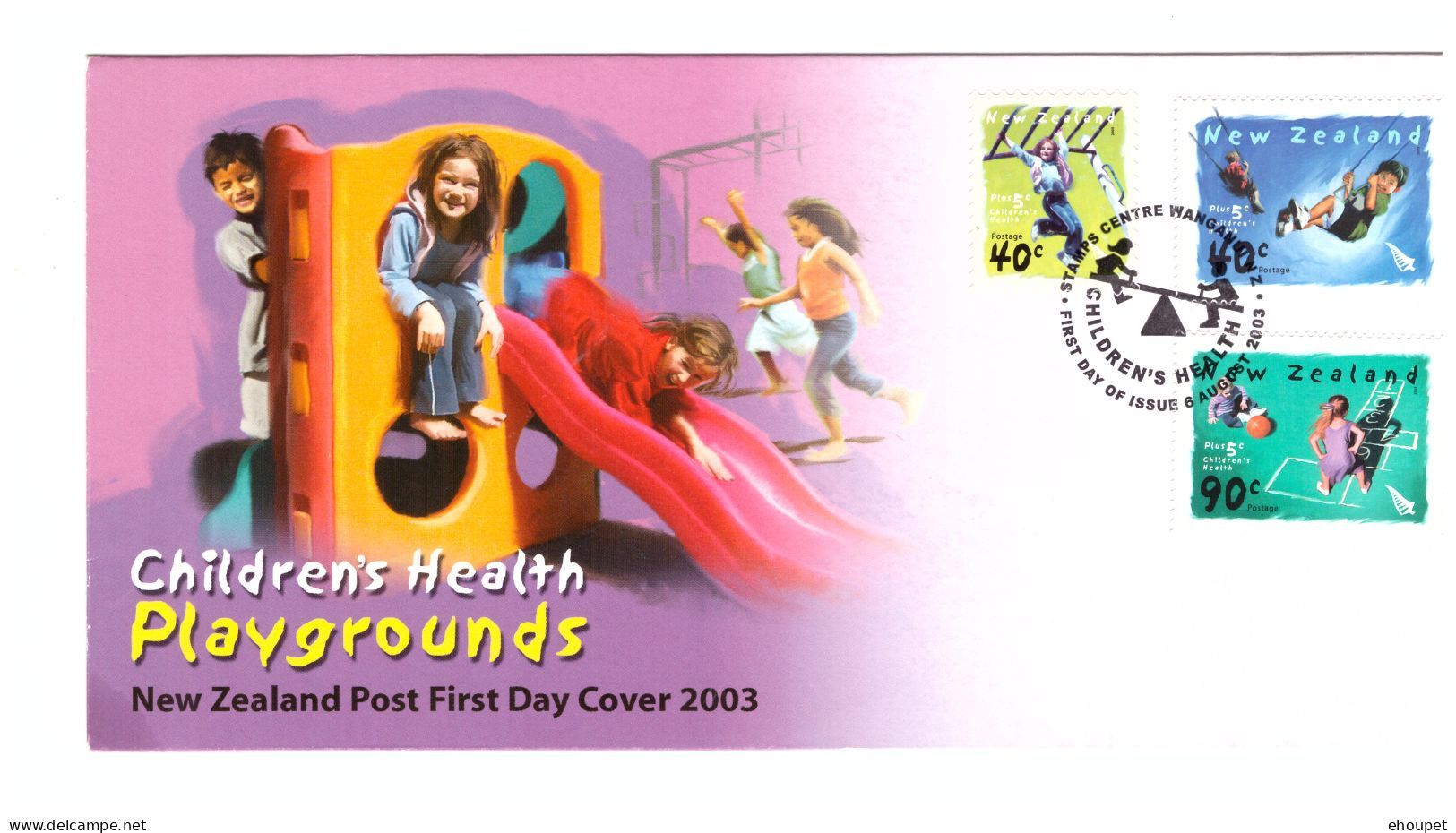 FDC 6 AOUT 2003 CHILDREN HEALTH - Evenementen & Herdenkingen
