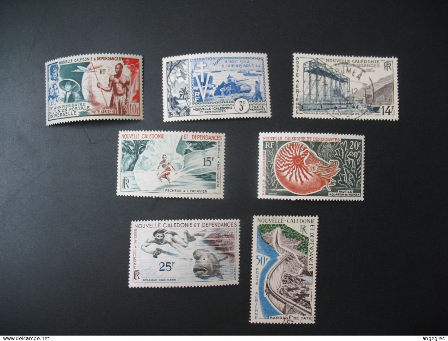 Nouvelle Calédonie Stamps French Colonies 1949 à 1962 PA N° 64 à 70 Neuf Et Obl à Voir - Non Classés