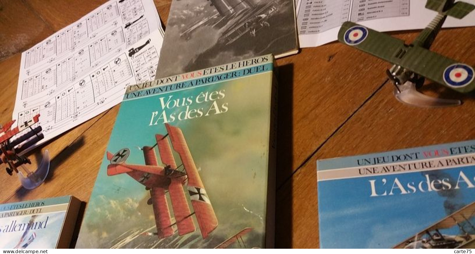 Vous êtes L'as Des As, Alfred Leonardi, Gallimard, 1986 Et Deux Maquettes Dont DR1, Ace Of Aces: Handy Rotary Series - Andere & Zonder Classificatie