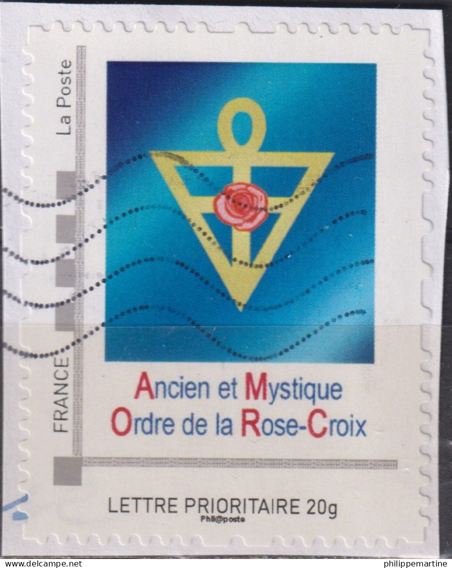 Montimbramoi "Ancien Et Mystique Ordre De La Rose Croix" (o) Sur Fragment - Oblitérés