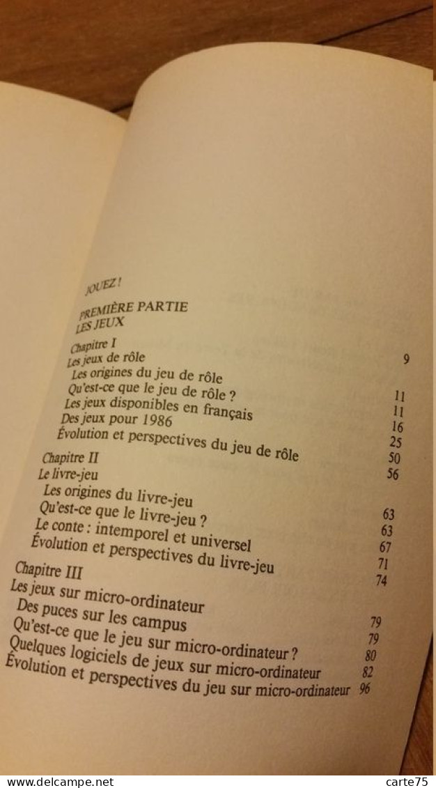 Jeux De Rôle, Tout Savoir Sur Les Jeux De Rôle Et Les Livres Dont Vous êtes Le Héros, 1986 - Sonstige & Ohne Zuordnung