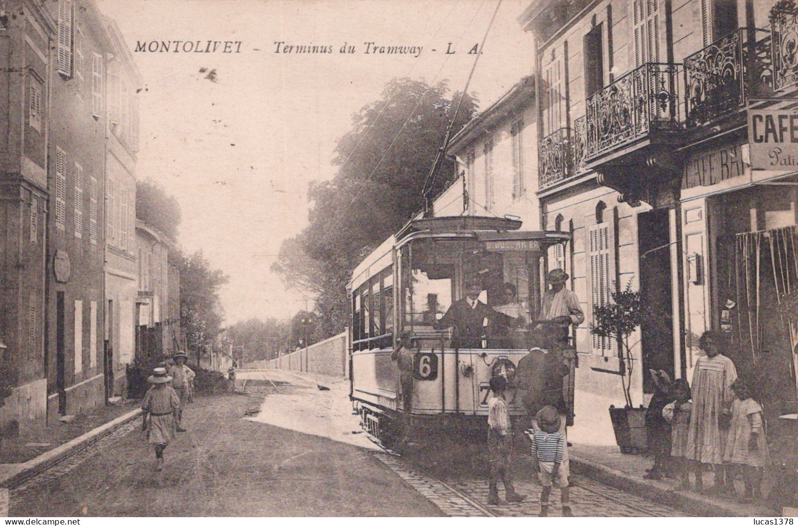 13 / MARSEILLE /  MONTOLIVET / TERMINUS DU TRAMWAY / RARE ET TRES BEAU PLAN TRAMWAY - Saint Barnabé, Saint Julien, Montolivet