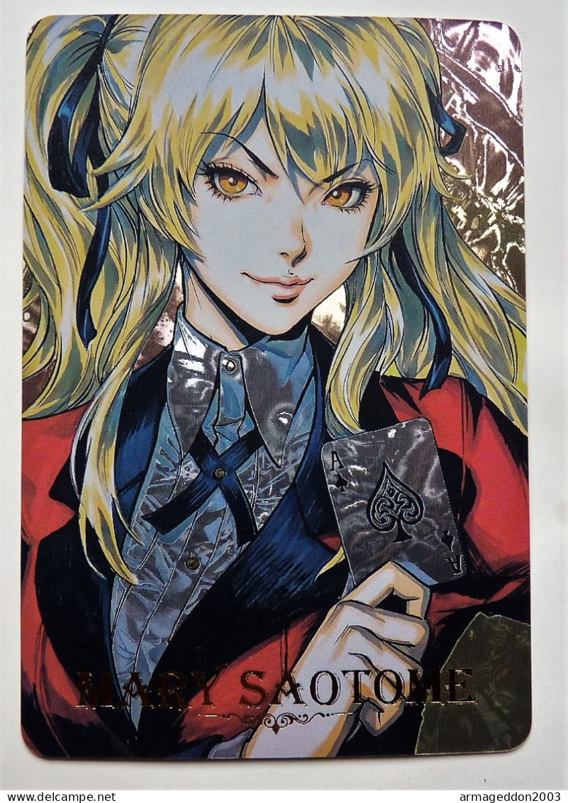 CARTE SEXY GIRL WAIFU BEAUTY MANGA MINT HOLO PRISM Saotome Mary -Kakegurui - Marvel