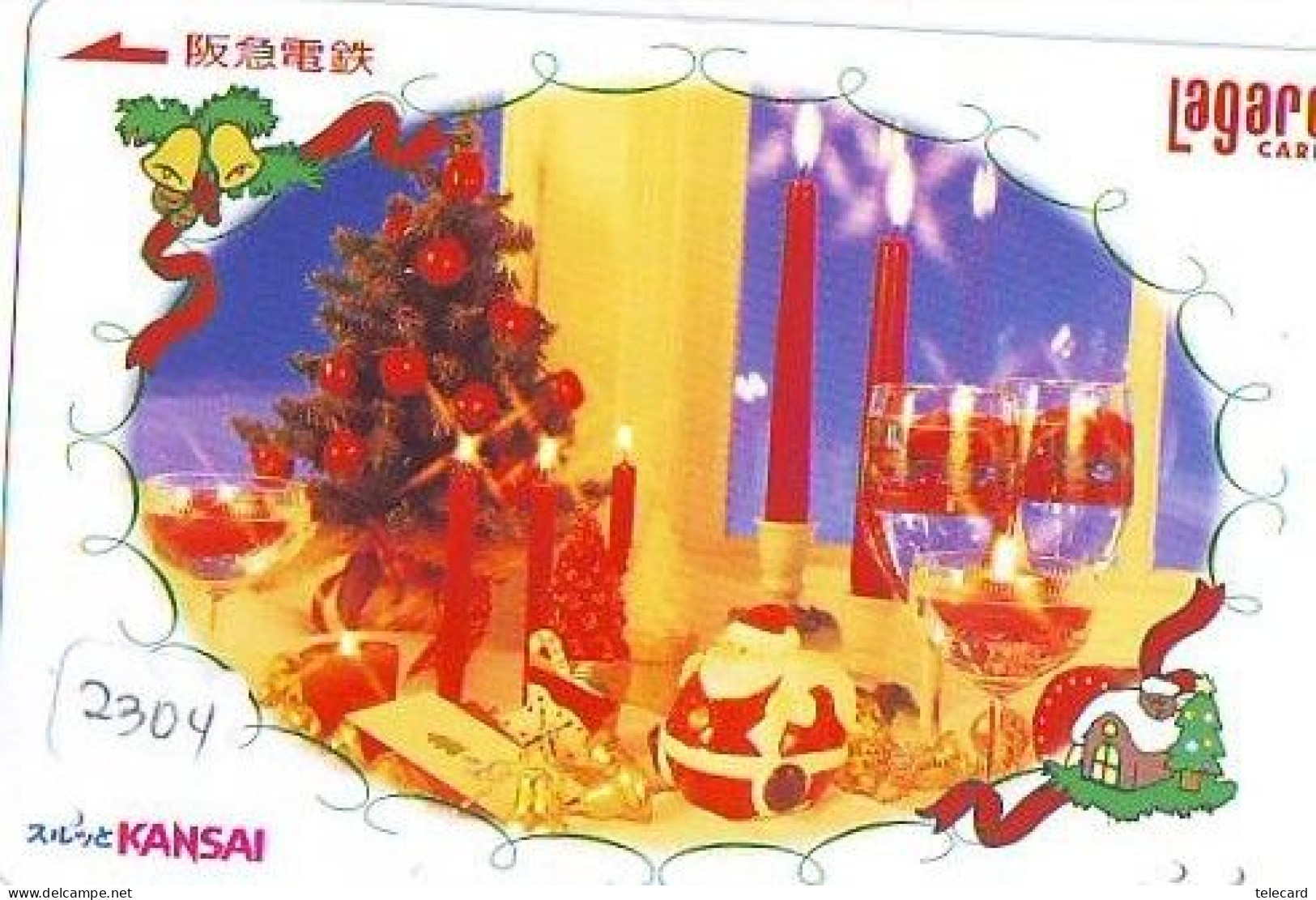 Carte Prépayée Japon * NOËL * WEIHNACHTEN (2304) CHRISTMAS * KERST * NAVIDAD * NATALE - Navidad