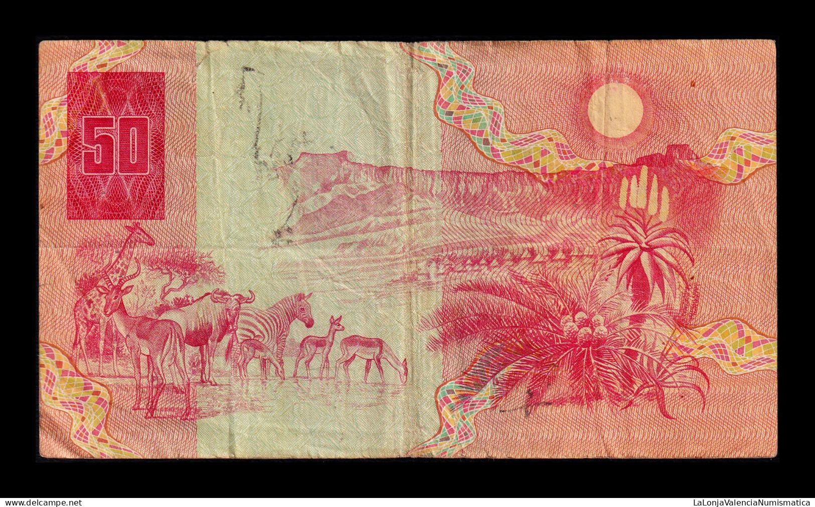 Sudáfrica South Africa 50 Rand 1984 Pick 122a Bc/Mbc F/Vf - Sudafrica