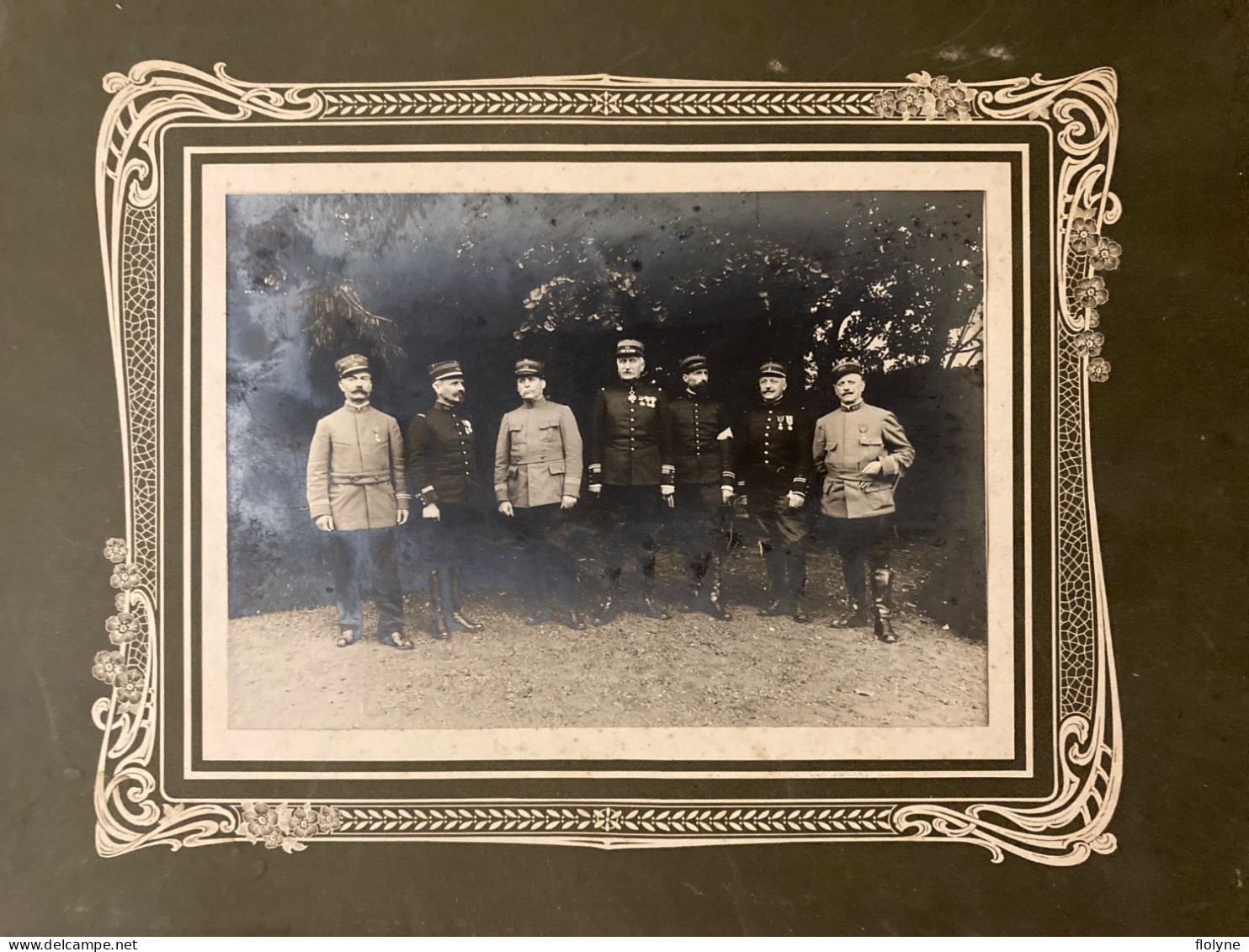 Militaria - Photo Ancienne - Les Officiers Des 68ème Et 125ème Régiment D’infanterie - Ww1 Guerre 1914 1918 - Guerre 1914-18