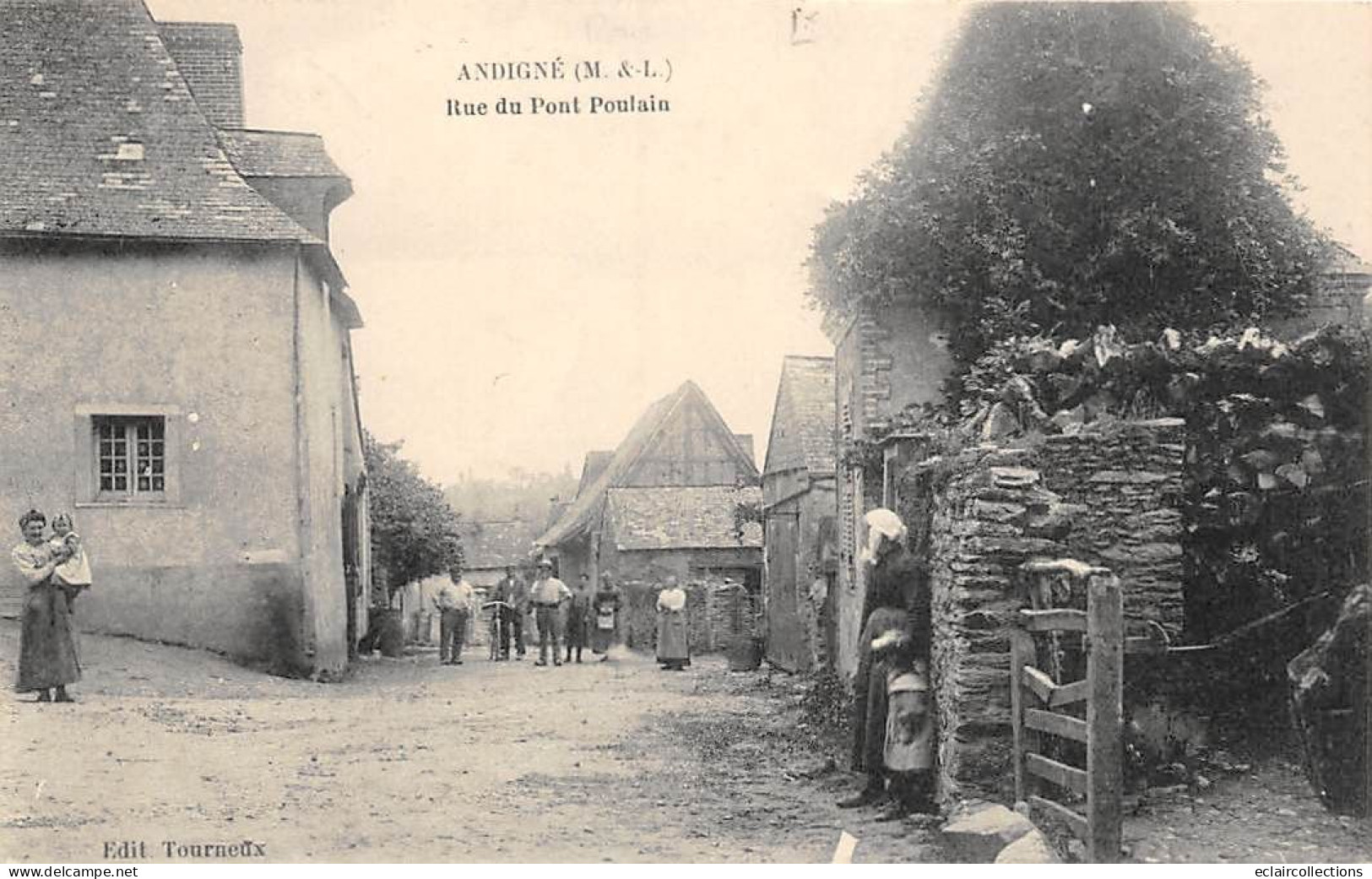 Andigné        49         Rue Du Pont Poulain    (rare)        (voir Scan) - Andere & Zonder Classificatie