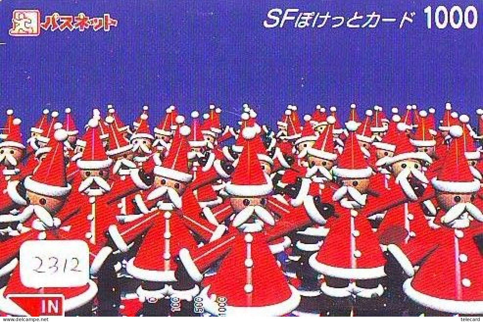 Carte Prépayée Japon * NOËL * WEIHNACHTEN (2312) CHRISTMAS * KERST * NAVIDAD * NATALE - Noel