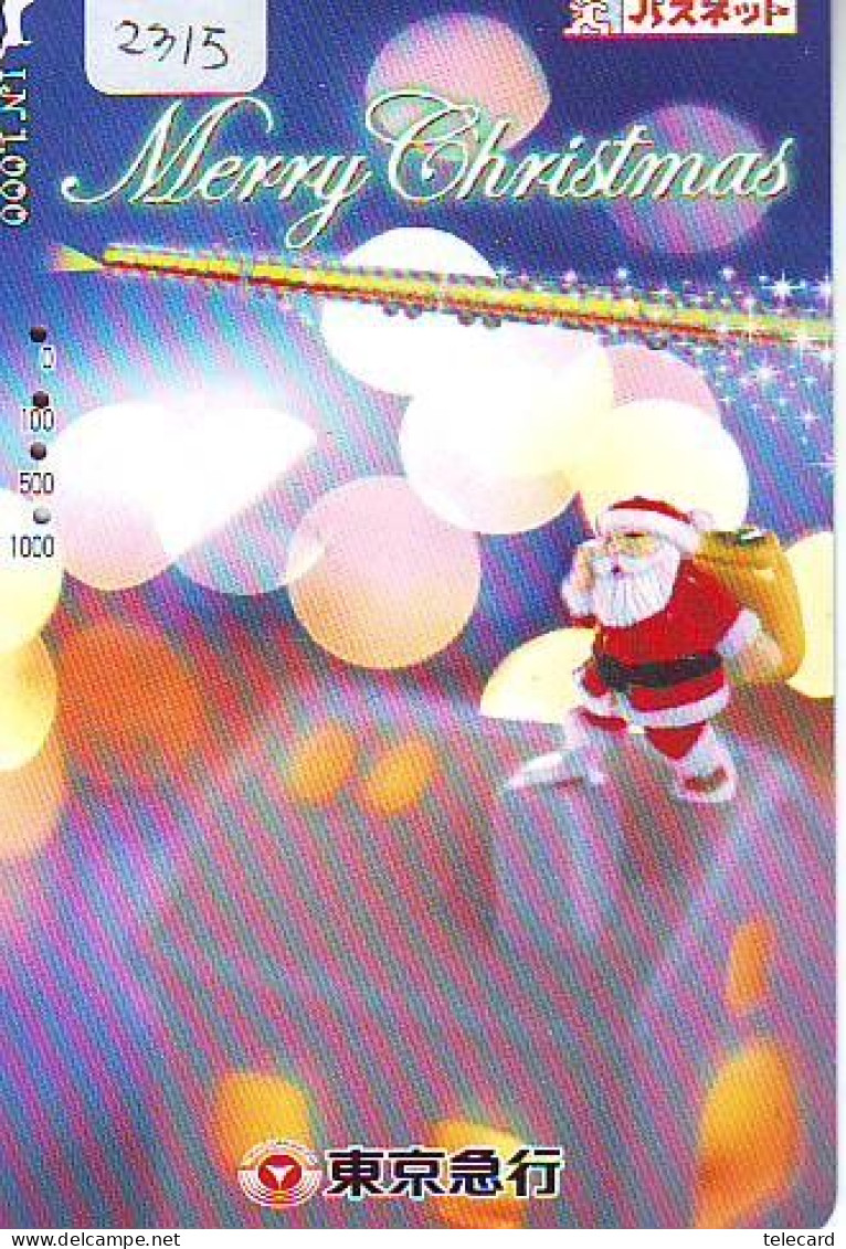 Carte Prépayée Japon * NOËL * WEIHNACHTEN (2315) CHRISTMAS * KERST * NAVIDAD * NATALE - Kerstmis