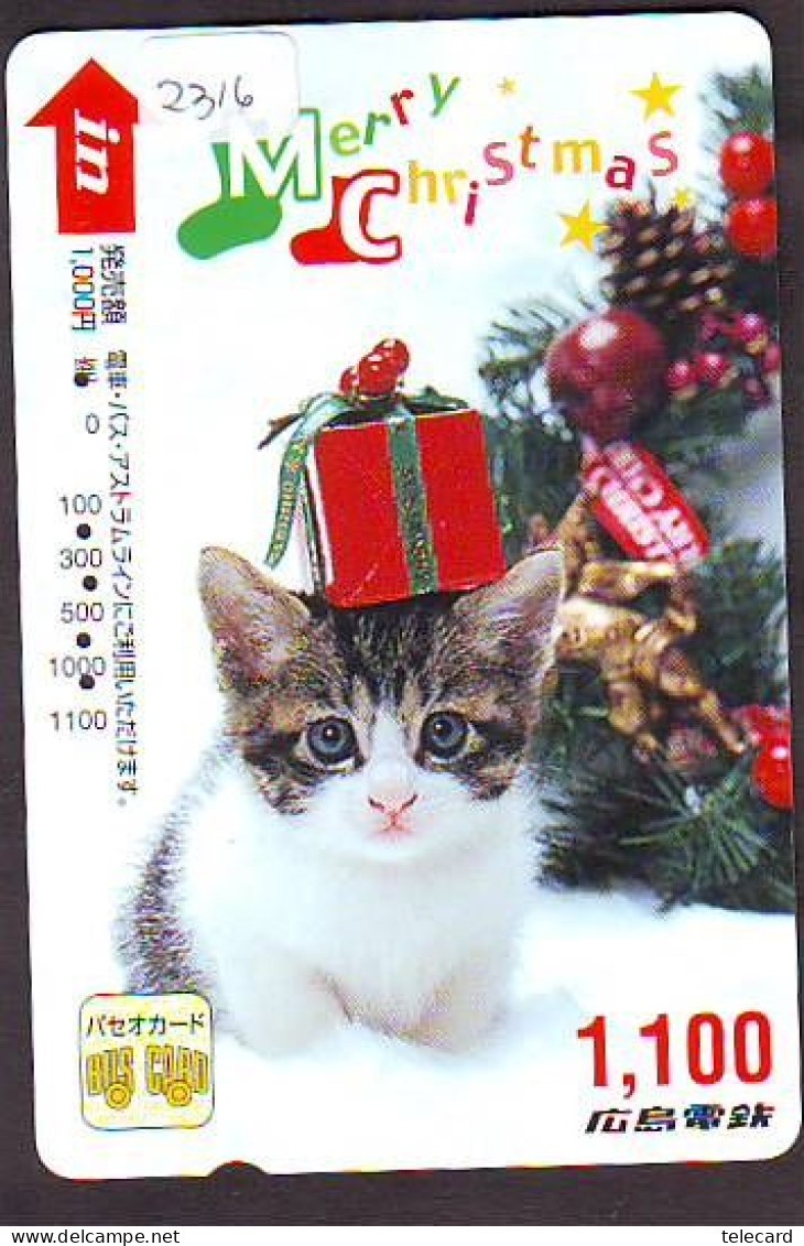 Carte Prépayée Japon * NOËL * WEIHNACHTEN (2316) CHRISTMAS * KERST * NAVIDAD * NATALE - Kerstmis