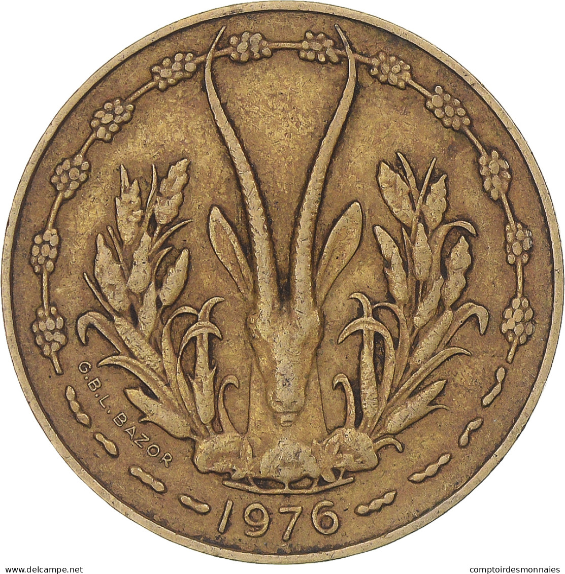 Monnaie, Communauté économique Des États De L'Afrique De L'Ouest, 10 Francs - Elfenbeinküste