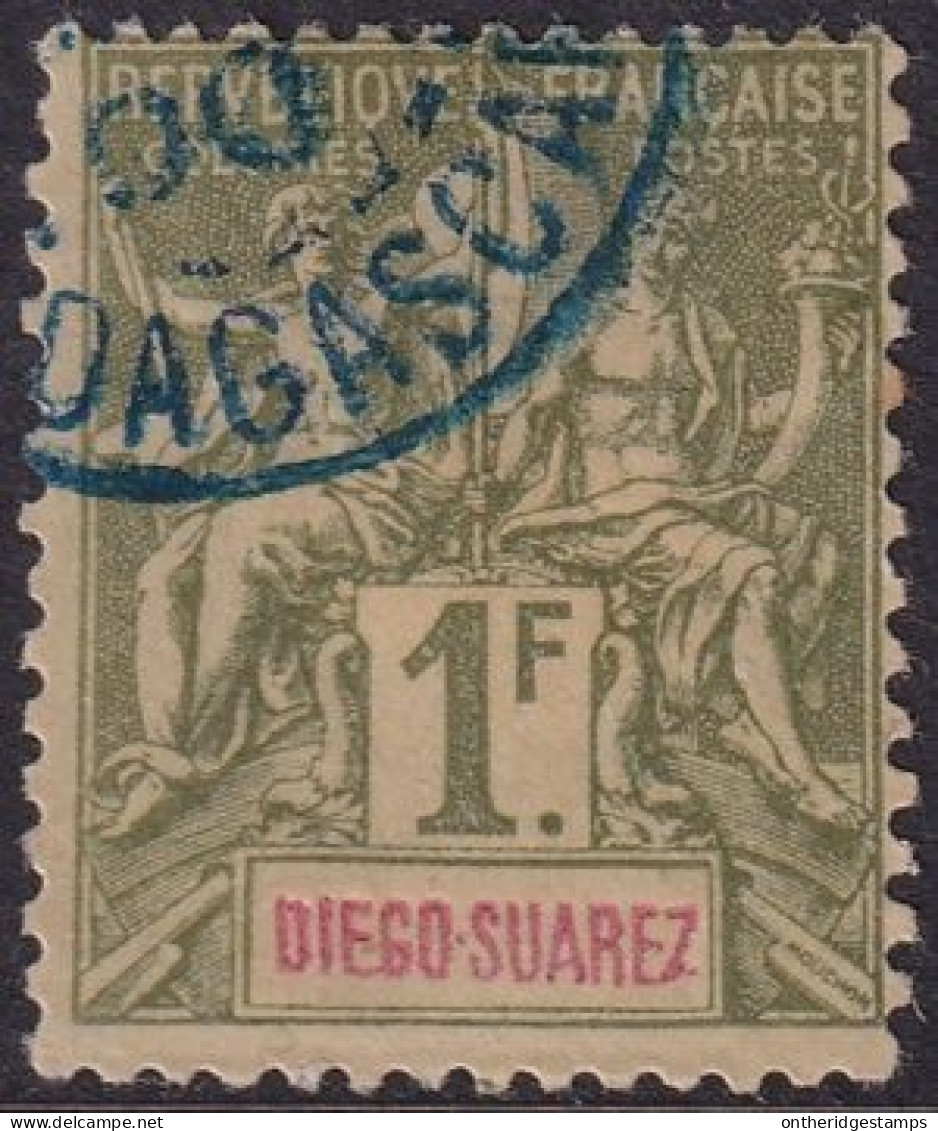 Diego Suarez 1894 Sc 50 Yt 50 Used Large Thin - Used Stamps