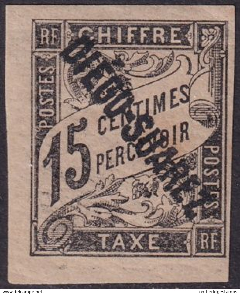 Diego Suarez 1892 Sc J9 Yt Taxe 9 Postage Due MH* Toned Gum - Nuevos