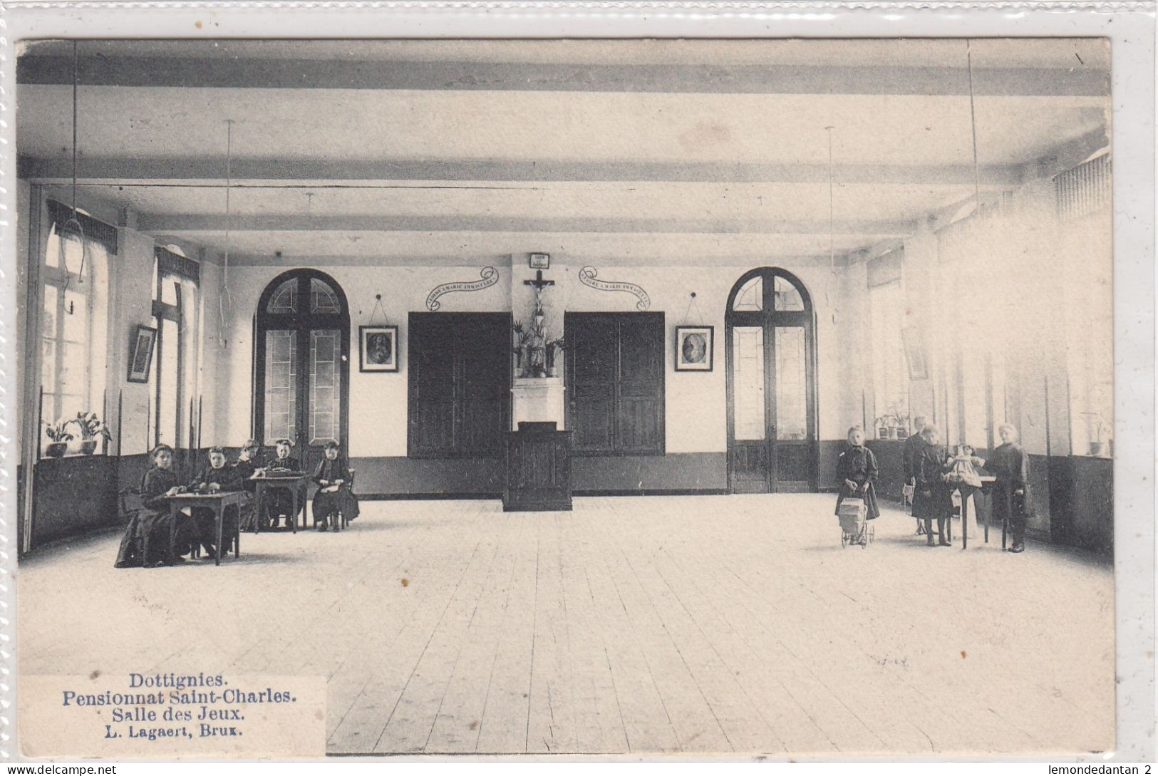 Dottignies. Pensionnat Saint-Charles. Salle Des Jeux. * - Mouscron - Moeskroen