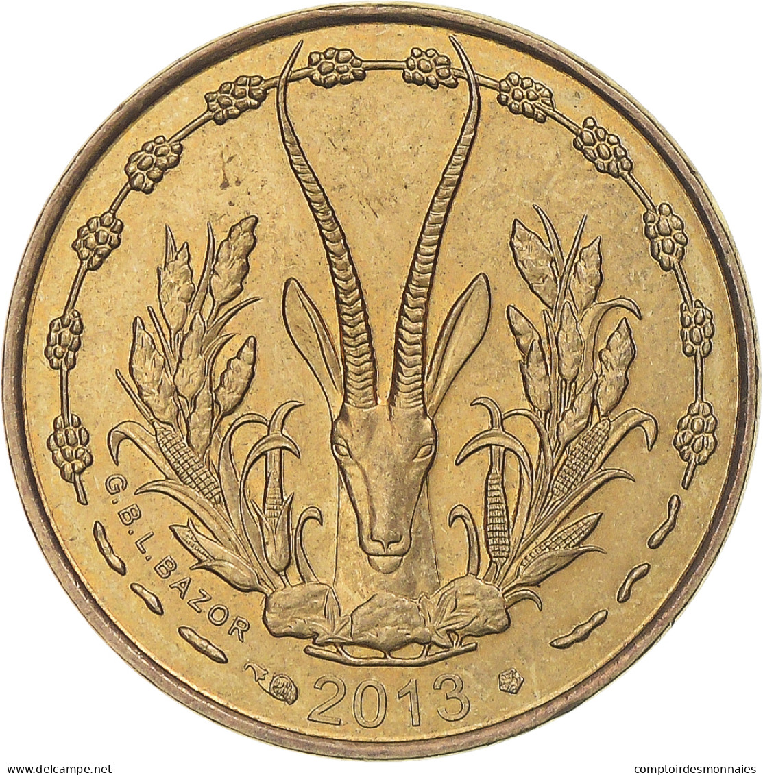 Monnaie, Communauté économique Des États De L'Afrique De L'Ouest, 5 Francs - Ivory Coast