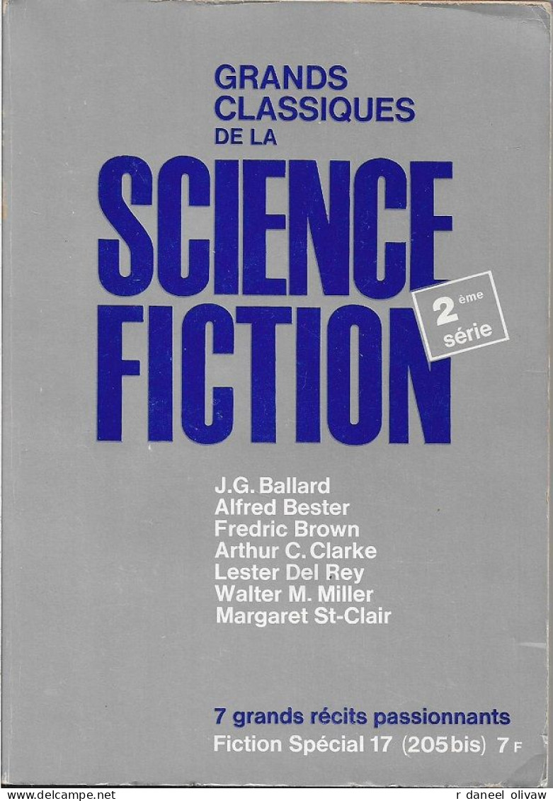 Fiction Spécial 17 - Grands Classiques De La Science-Fiction, 2ème Série (TBE) - Opta