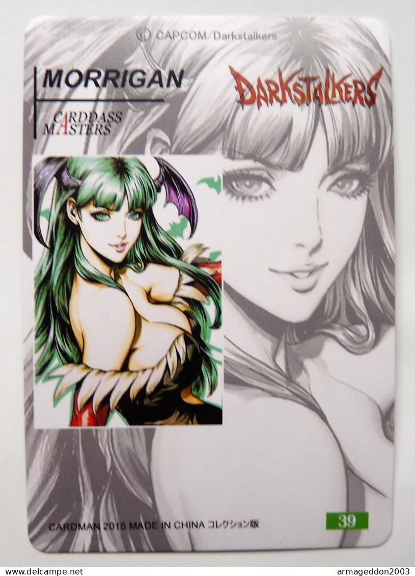 CARTE SEXY GIRL WAIFU BEAUTY MANGA MINT HOLO PRISM Darkstalkers Morrigan Aenslan - Marvel