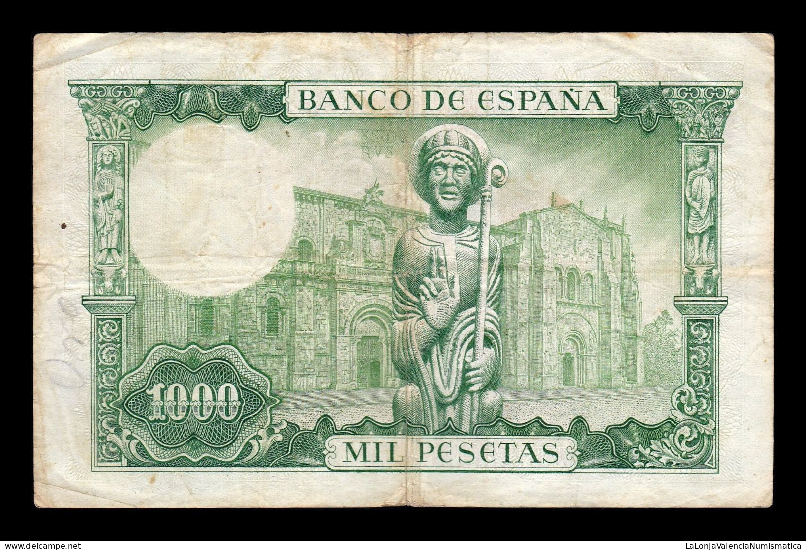 España Spain 1000 Pesetas San Isidoro 1965 Pick 151 Serie D Bc/Mbc F/Vf - 1000 Pesetas