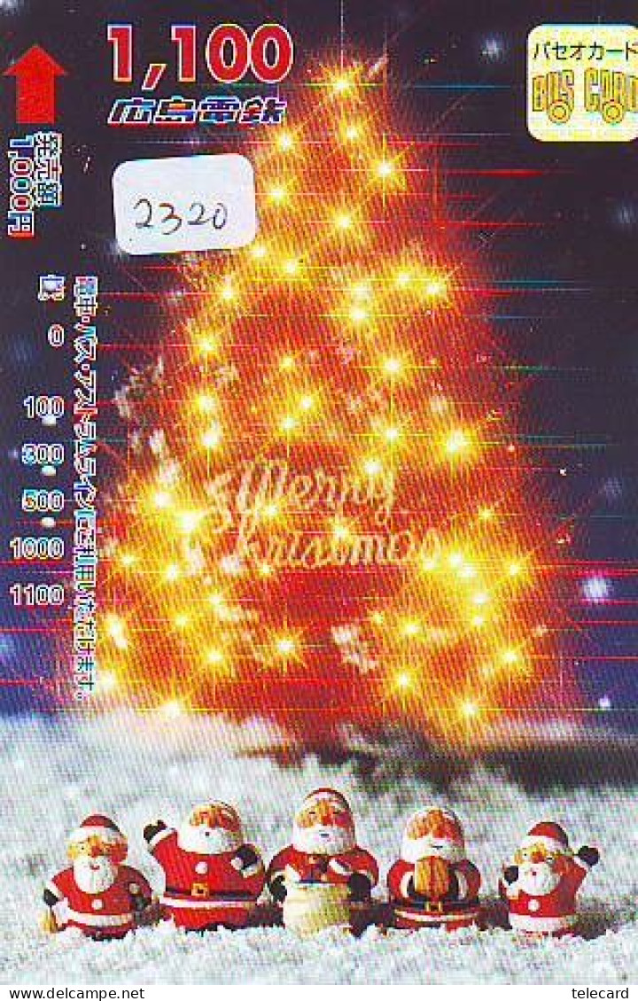 Carte Prépayée Japon * NOËL * WEIHNACHTEN (2320) CHRISTMAS * KERST * NAVIDAD * NATALE - Navidad